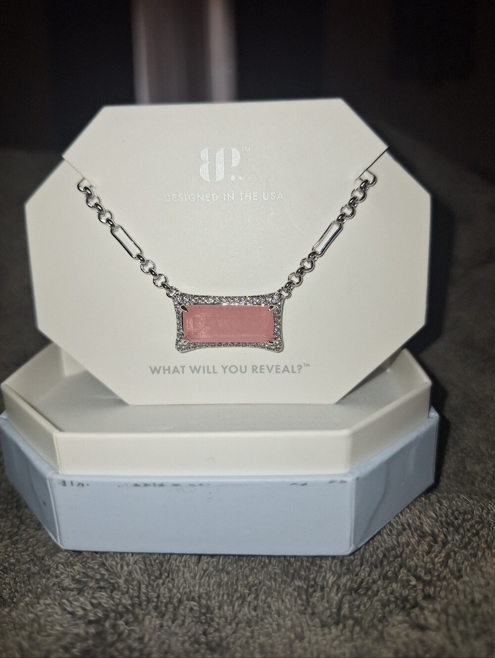 Bomb Party Original Necklace with Rhodium Plating